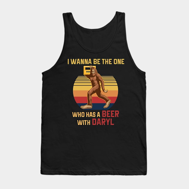 bunny bigfoot i wanna be the one who has a beer with daryl Tank Top by nayakiiro